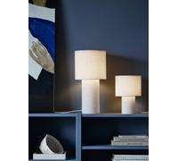 PR Home lampada da tavolo Leah, beige, altezza 46 cm, tessuto PR Home