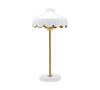 PR Home Lampada da tavolo Wells bianco/oro PR Home