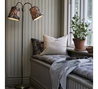 PR Home lampada da terra Amy brass Sofia Dahlia brown 150cm 2flg. PR Home