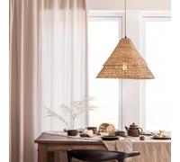 PR Home Pune a sospensione con paralume di rattan PR Home