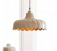 PR Home Wells lampada a sospensione, beige/oro, Ø 43 cm, metallo PR Home