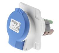 Presa Schneider industriale incasso 2X16A+T 230V blu PKY16F423