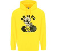 Pr O Er Palestra Bodybuilding Formazione Bambini Felpa con Cappuccio