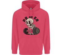 Pr O Er Palestra Bodybuilding Formazione Bambini Felpa con Cappuccio