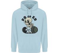 Pr O Er Palestra Bodybuilding Formazione Bambini Felpa con Cappuccio