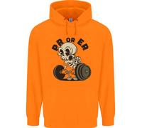 Pr O Er Palestra Bodybuilding Formazione Bambini Felpa con Cappuccio