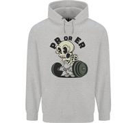 Pr O Er Palestra Bodybuilding Formazione Bambini Felpa con Cappuccio