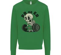 Pr O Er Palestra Bodybuilding Formazione Bambini Felpa Maglione