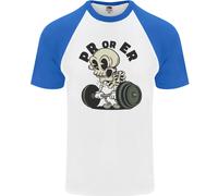 Pr O Er Palestra Bodybuilding Formazione DA UOMO S/S Baseball T-Shirt