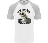 Pr O Er Palestra Bodybuilding Formazione DA UOMO S/S Baseball T-Shirt