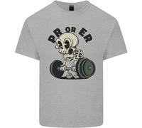 Pr O Er Palestra Bodybuilding Formazione T-Shirt Ragazzi Ragazze