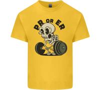 Pr O Er Palestra Bodybuilding Formazione T-Shirt Ragazzi Ragazze