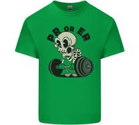 Pr O Er Palestra Bodybuilding Formazione T-Shirt Ragazzi Ragazze