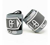 PR Personal Record Polsiere Heavy Duty Premium resistenti, più elasticità, cuciture rinforzate, cinturino extra largo, passante per pollice forte, fasce per sollevamento pesi Larry Wheels, polsiere