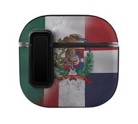 PR State Repubblica Dominicana bandiera divertente custodia compatibile per AirPods 4 novità auricolari cover custodia protettiva