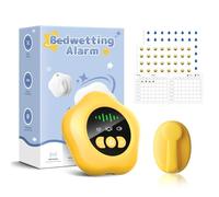Prabensei Allarme enuresi wireless, USB ricaricabile, vasino con suono e vibrazione, giallo, per bambini e adulti, con sensore di umidità enure