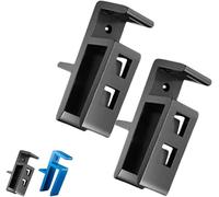 Prac-Tical-Cab-Inet-Board-Clip,strumenti carpenteria clip fissa chiusura 15 20 mm,attacco morsetti anteriori cassetti rimovibili,installazione legno sicurezza della scheda ufficio domestico,2Pcs,Black