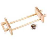 Pracht Creatives Hobby-Fantasia 3331-02 Telaio Legno per infilare, Parti Singole, incl. Perline (Rocailles) e Istruzioni, per Tessere Braccialetti, Colore Wood-Coloured, Unknown