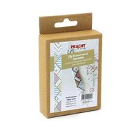 Pracht Creatives Hobby 5884-00021 - Kit per Braccialetto di Perline Fai da Te, con Perline Miyuki Bianche e Colorate, Dimensioni totali Circa 17 x 1,7 cm