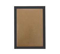 Pracht Creatives Hobby 6036-30291 Nera, Grande Circa 25 x 35 cm, Cornice Semplice con plexiglas e Ganci per Il Montaggio a Parete, Acrilico, Black