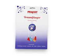 Pracht Creatives Hobby 6045-15011 Acchiappasogni in diamante, motivo gufo, kit di artigianato per la creazione di un acchiappasogni con pietre scintillanti, per bambini dai 5 anni in su