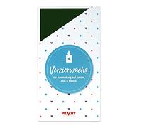 Pracht Creatives Hobby 7000-36 - Piastre di cera decorative, 2 pezzi, ca. 200 x 100 x 0,5 mm, per modellare e decorare candele