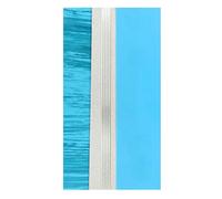 Pracht Creatives Hobby 7074-20895 Piastre di cera per decorazioni mix turchese/argento, 3 mezze piastre di cera circa 200 x 50 x 0,5 mm, incluse strisce di cera, per modellare e decorare candele