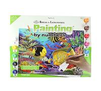 Pracht Creatives Hobby- barriera corallina Royal & LangnickelPainting By Numbers Coral Reef, Contiene Colori e Pennelli, per Adulti e Bambini dagli 8 Anni in su, Multicolore, Medio, 10272203