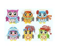 Pracht Creatives Hobby GmbH- Gufo Adesivi, 6035-25271