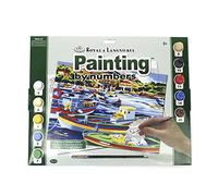 Pracht Creatives Hobby Royal & LangnickelDipingere per Numeri Barche da Pesca, Contiene Colori e Pennelli, per Adulti e Bambini dagli 8 Anni in su