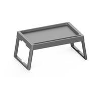 Practic Tavolo pieghevole portatile | Vassoio pieghevole per la colazione in plastica resistente, 26 x 61,5 x 35,5 cm | Tablet da letto ideale per laptop, mangiare, giardino, salvaspazio e leggero