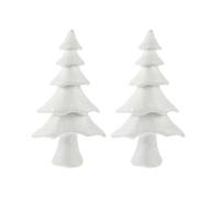 Practical Desktop Adornment Christmas Tree Ornament Diy present for Kids 2Pcs