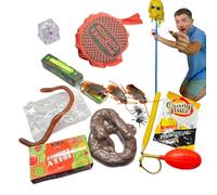 Practical Joke Kit - PVC Rubber 15 cm, Funny Prank Toys, Long Lasting | Creative Play, April Fools Set, Realistic Gag Gift for Party, Gatherings, School Events, Festivals, Daily Fun, Surprises