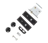 Practical LaNise Lock Set Eleganti Bottoni Ideale per Sostituire Antique Lock Fit Porta Interna 1 3/8 "a 1 3/4" Spessore Easy Installion Serratura