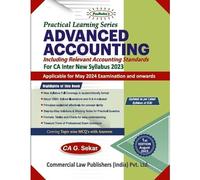 Practical Learning Series Advanced Accounting for CA Inter New Syllabus 2023
