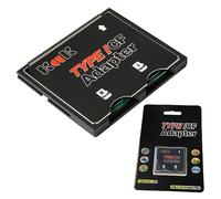 PracticalDual Port TF to Compact Type 1 Memory Card Reader Adapter Compact Card Reader