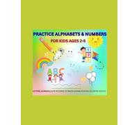Practice Alphabets & Numbers: Learn by Tracing, Coloring