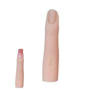 Practice Fingers for Acrylic Nails, Soft Silicone Manicure Practice Finger - Nail Practices Fingrs Hand, Fake Nails Fingers Flexible Joints for Manicure Accessories