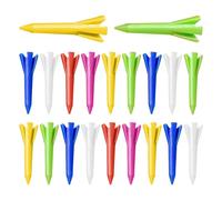 Practice Golf Tees for Mats - Set of 20 Hitting Aid Pegs | Long Lasting Training Equipment for Putting Greens, Grass, Sports Field, Garden, Office, Garage, Vacation, Coaching Sesions, Gift Idea