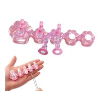 Practice Nails Holder, Reusable Secure Magnetic Press On Stand, Nail Display Holder for Painting Manicure Training Salon Home DIY Practices Tool