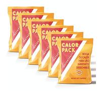 Practicosa cuscinetti gel caldi riutilizzabili - Patch di riscaldamento per calore corporeo, confezione calda per auto -riscaldamento, terapia di calore e comfort 14 x 19 cm [6 unità]