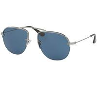 Prada 0Pr58Os 5Av1V1 55 Occhiali da Sole, Grigio (Gunmetal/Bluee), Uomo