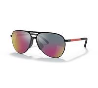 Prada 0PS 51XS Occhiali, Nero Opaco, 59 Uomo