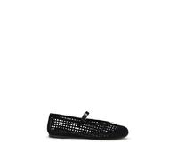Prada Black Cotton Ballet Flats - EU38/US8