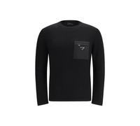 Prada Black Fleece Wool Sweatshirt - IT46 | S