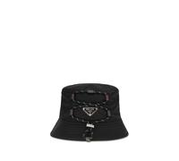 Prada Black Recycled Polyamide Bucket Hat - L