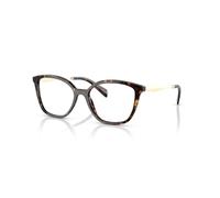 Prada Donna PR 02ZV 15D1O1 Montature da vista Acetato Rosso Trasparente Farfalla Normale