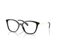 Prada Donna PR 02ZV 1AB1O1 Montature da vista Acetato Nero Trasparente Farfalla Normale