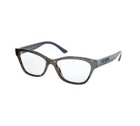 Prada Donna PR 03WV 2AU1O1 Montature da vista Plastica Havana Squadrata