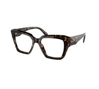 Prada Donna PR 09ZV 2AU1O1 Montature da vista Acetato Tartaruga Trasparente Squadrata Normale